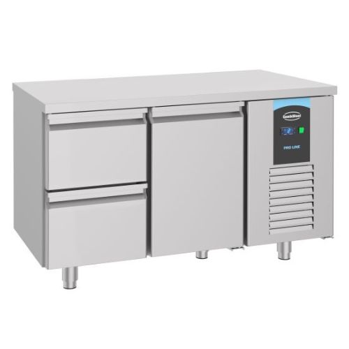Kühltisch 1 tür 2 schubladen ENERGY LINE - 1400x700 mm - Combisteel 7489.5515