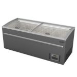 Supermarkt tiefkühltruhe grau 2100 automatische abtauung - Combisteel 7455.2670