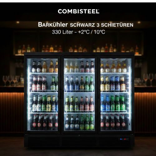 Bar Kühlschrank mit 3 Schiebetüren - 7527.0025