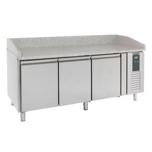 Combisteel Pizzatisch mit 3 Türen - Granitplatte - B2020xT800xH1000mm - 7950.0044 - 7950.0044