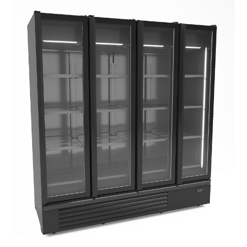 Kjøleskap med 4 dører | 1850 Liter | B1910xD790xH2140 | Combisteel 7072.1130