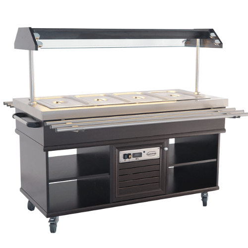 Varm buffet | GN 4/1 | B1500xD700xH1400mm | Combisteel 7078.0030