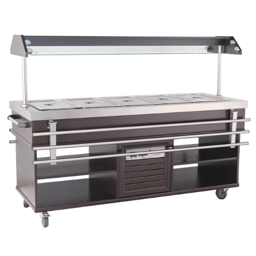 Varm buffet GN 5/1 | B1900xD700xH1400mm | Combisteel 7078.0035