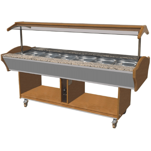 Varm buffet GN 6/1 | B2200xD900xH850mm | Combisteel 7077.0030