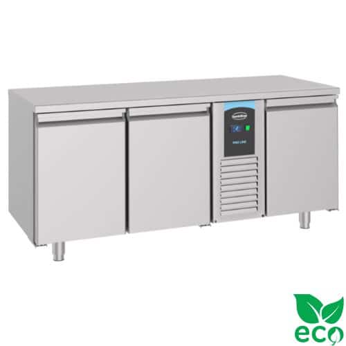 Kjølebenk 3 dører | PROLINE/ ENERGY LINE | B1785xD700xH850mm | Combisteel 7489.5135