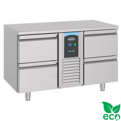 Kjølebenk4 skuffer | PRO LINE/ ENERGY LINE | B1300xD700xH850mm | Combisteel 7489.5375