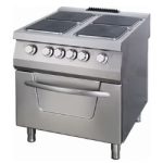 Gastro Premium Herd - 4 Brenner - Doppeleinheit - 90 cm Tief - Elektrisch - Maxima 09398525