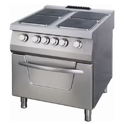 Gastro Premium Herd - 4 Brenner - Doppeleinheit - 90 cm Tief - Elektrisch - Maxima 09398525