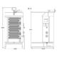 Dönergrill elektrisk 6 kW | POTIS E2 | 088381