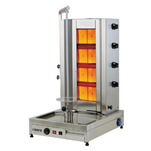 Gas Döner 4 brenner / Gyrosgrill | Modell Tilla 4 | SARO 126-1705