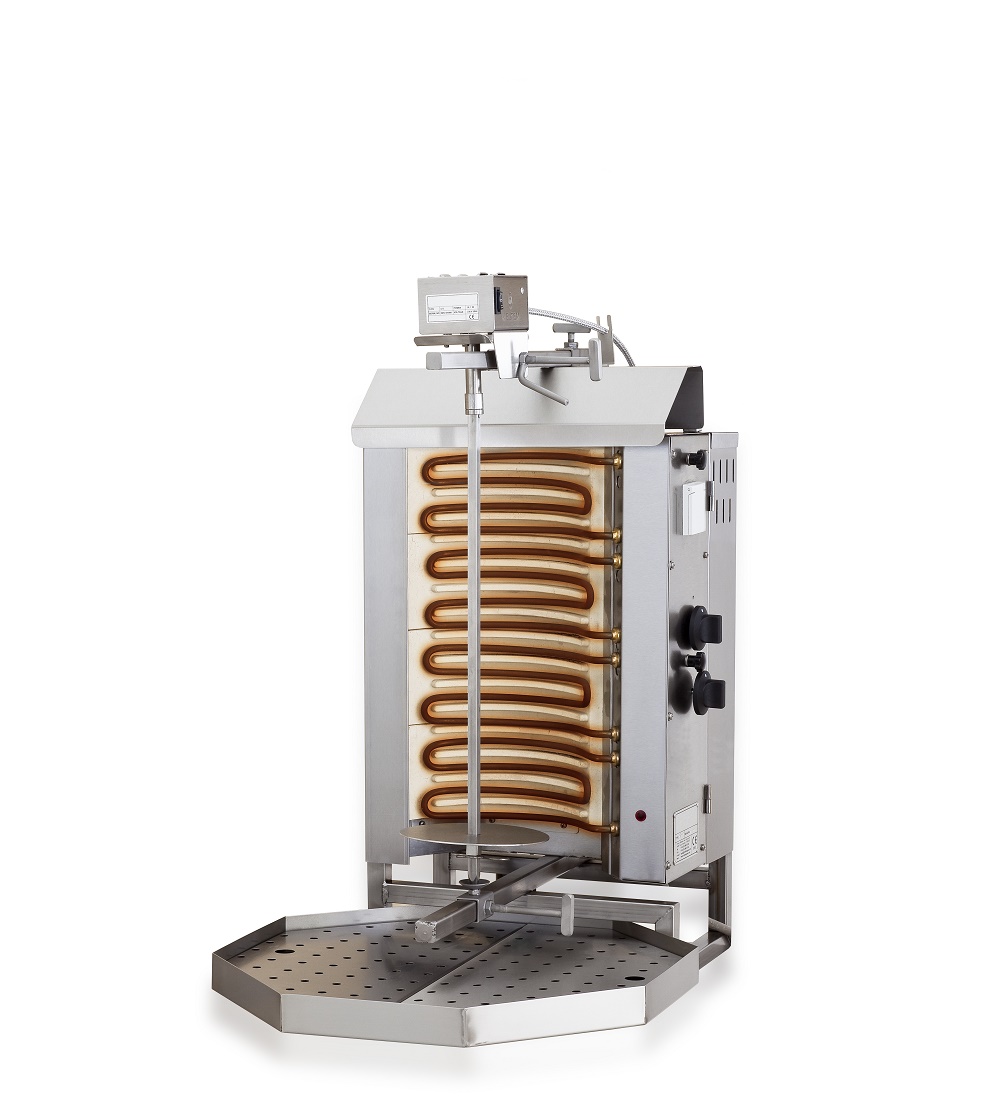 7049_0020-10825 GYROS GRILL ELECTRIC MOTOR ON TOP 4 HEATING ZONES – Bild 1