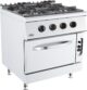 Base 700 Gasherd 4 br. mit gasbackofen | Combisteel 7178.0415