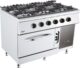 Base 700 Gasherd 6 br. mit gasbackofen | Combisteel 7178.0420