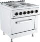 Base 700 Elektroherd 4 Platten mit El. Backofen | Combisteel 7178.0435