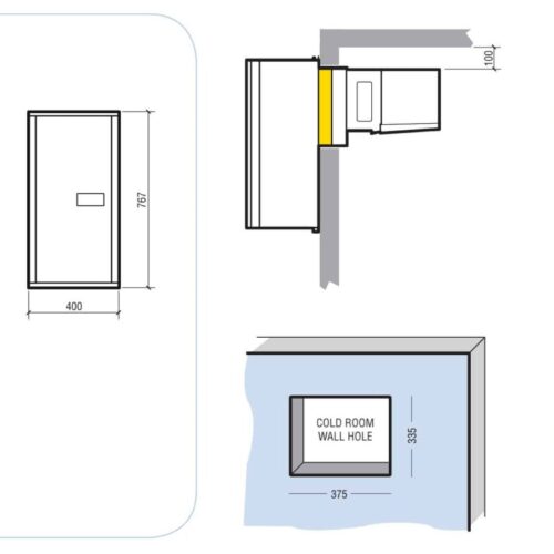 Kuhlaggregate huckepack 6-10,4 m3 small | Combisteel 7492.0125 - 7492.0125