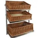 Combisteel Brotkorb Etagere 3 Hoch Breit Modell Inkl. Körbe - 7013.2300 - 7013.2300