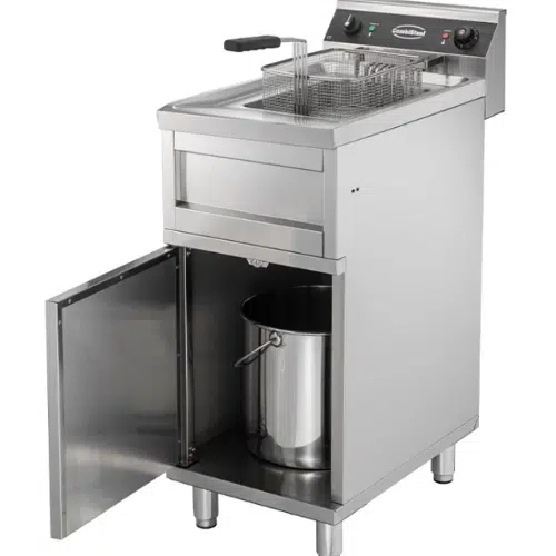 Combisteel Gastro Elektro Fritteuse 12 liter - 6 kW - B400xT700xH850mm - 7455.0950