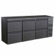Bar-Kühlschrank mit 6 Schubladen | B2002xT513xH860mm | Combisteel 7450.0323