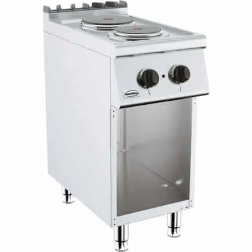 Elektroherd 2 Platten Base 700 | Combisteel 7178.0425 - 7178.0425