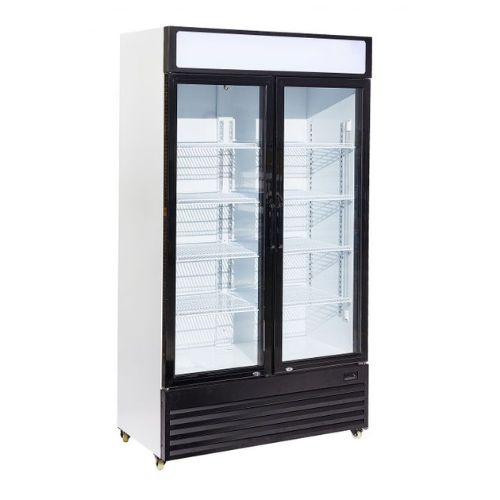 Kühlschrank 2 Glastüren BEZ-750 GD | Combisteel 7455.1390