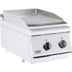 Gasgrill mit Rillen 400 | Combisteel 7178.0245