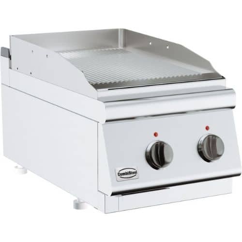 Gasgrill mit Rillen 400 | Combisteel 7178.0245