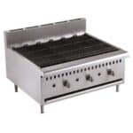 Gastro Gasgrill mit 3 Brenner - 27 kW - 800mm - Combisteel 7455.0915