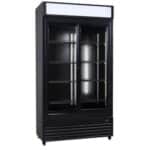 Combisteel Kühlschrank mit schiebeglastüren BEZ-780 SL SCHWARZ - 7455.1398 - 7455.1398
