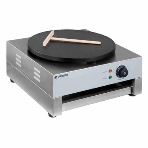 Elektro-Crêpes-Eisen - 1 Kochplatte Ø 400 mm | GastroHero GH-CR140E | 412502