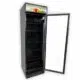 CombiSteel Gastro Kühlschrank 382 liter - 1 glastür schwarz - 7464.0090 - 7464.0090