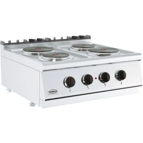 Elektroherd 4 Platten - Base 700 - Combisteel 7178.0220 - 7178.0220