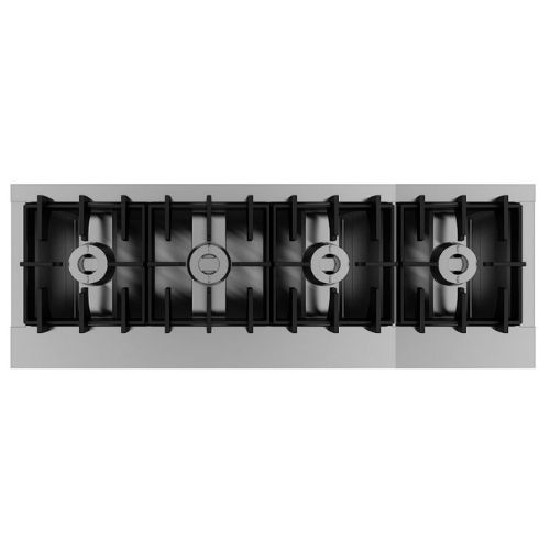 Gas Kochfeld Pfannenkuchen 4 brenner - Combisteel 7003.0915