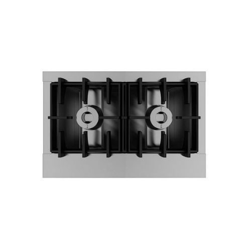 Gas Kochfeld Pfannenkuchen 2 brenner - Combisteel 7003.0905