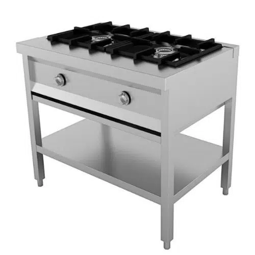 Gas Kochfeld Pfannenkuchen 2 brenner - Combisteel 7003.0905 - 7003.0905