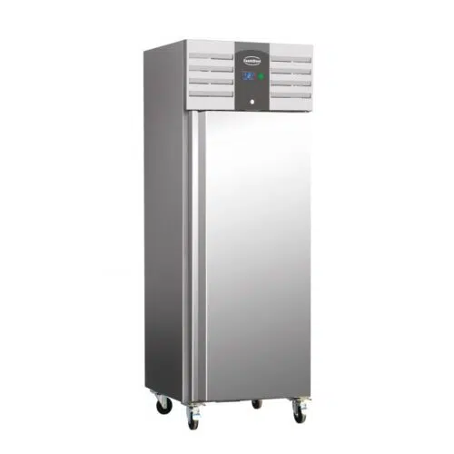 Combisteel Tiefkühlschrank Edelstahl+alu 600 liter Statisch - B680xT810xH2010 mm - 7450.0410 - 7450.0410