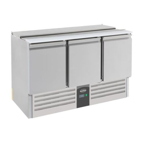 Combisteel Gekühlte Saladette - 3 Türen - B1370xT700xH870mm - 7950.0094 - 7950.0094