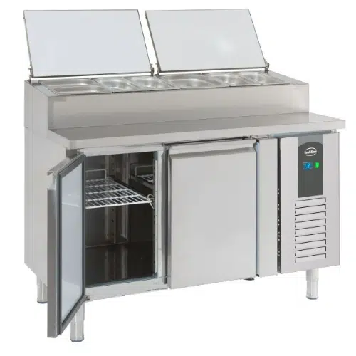 Combisteel Saladette - 2 Türen - 6x1/3 GN - B1360xT700xH1085mm - 7450.0102 - 7450.0102