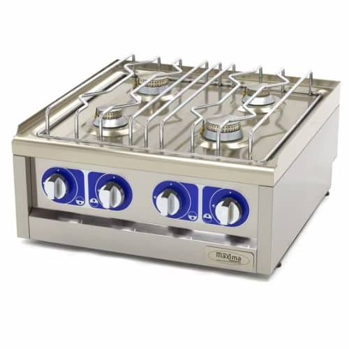 Gastro Kochfeld - 2 Brenner - Doppeleinheit - 60 cm Tief - Gas | Maxima 09391520