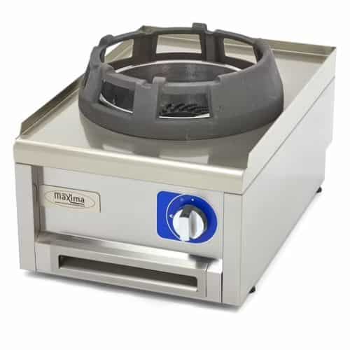 Gastro Wok Herd - Ø28 cm Kochring - 60 cm Tief - Gas | Maxima 09391560