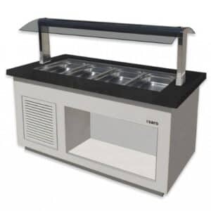 Salatbar für 4x 1/1 GN, PREMIUM LINE SB-K170 weiß