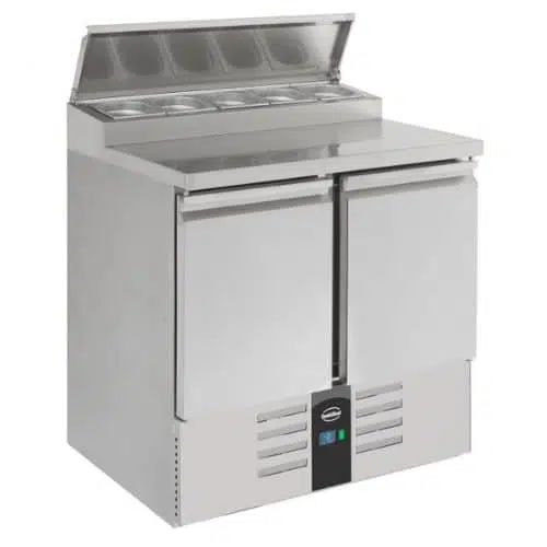Combisteel Saladette, 2 Türen, 5x1/6 GN - B903xT700xH1006mm - 7950.0095 - 7950.0095