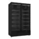 Tiefkühlschrank 2 Glastüren schwarz JDE-1000F BL | Combisteel 7455.2245