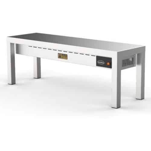 Aufsatzbord keramisch beheizt 1 stufig 1000 3 Heizer von 250W | Combisteel 7020.0700