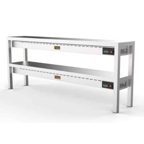 Aufsatzbord keramisch beheizt 1 stufig 1400 4 Heizer von 250W | Combisteel 7020.0710