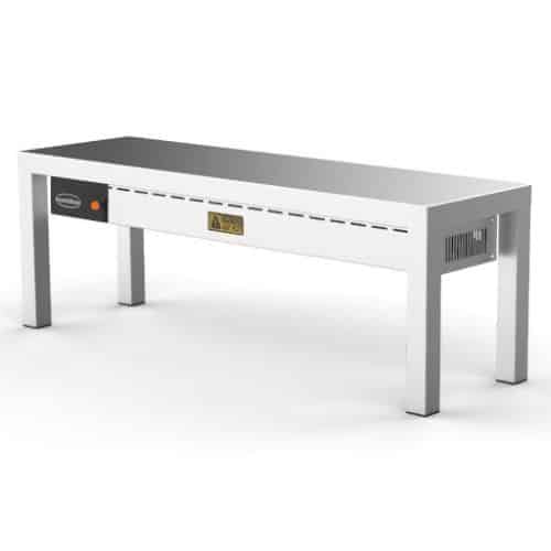 Aufsatzbord keramisch beheizt 1 stufig 1200 3 Heizer von 250W | Combisteel 7333.0502