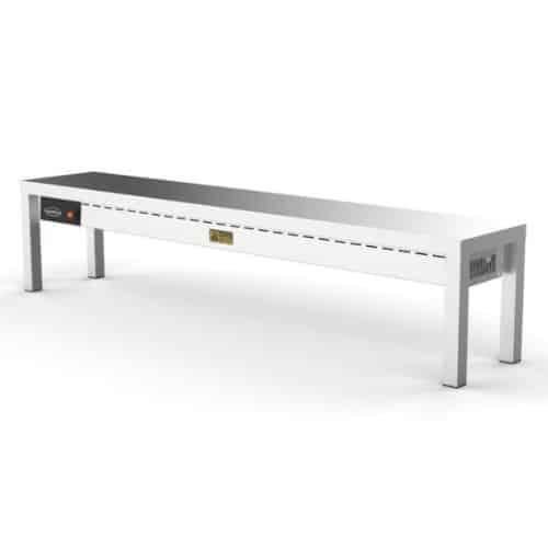 Aufsatzbord keramisch beheizt 1 stufig 1600 4 Heizer von 250W | Combisteel 7333.0506