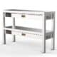 Aufsatzbord keramisch beheizt 2 stufig 1000 6 Heizer von 250W | Combisteel 7333.0512
