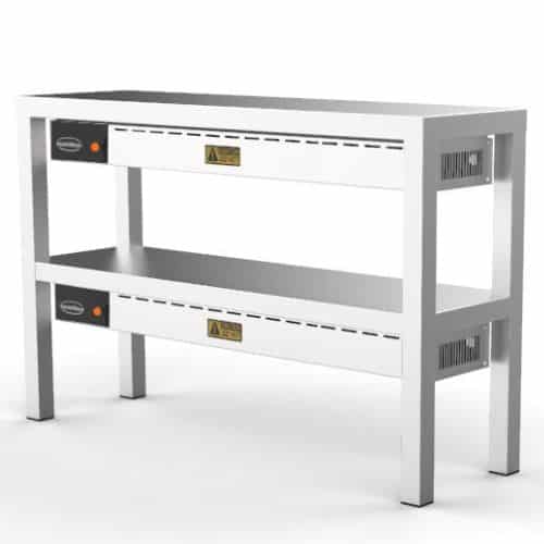Aufsatzbord keramisch beheizt 2 stufig 1000 6 Heizer von 250W | Combisteel 7333.0512