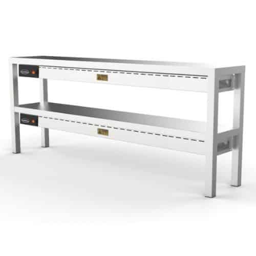 Aufsatzbord keramisch beheizt 2 stufig 1600 8 Heizer von 250W | Combisteel 7333.0518