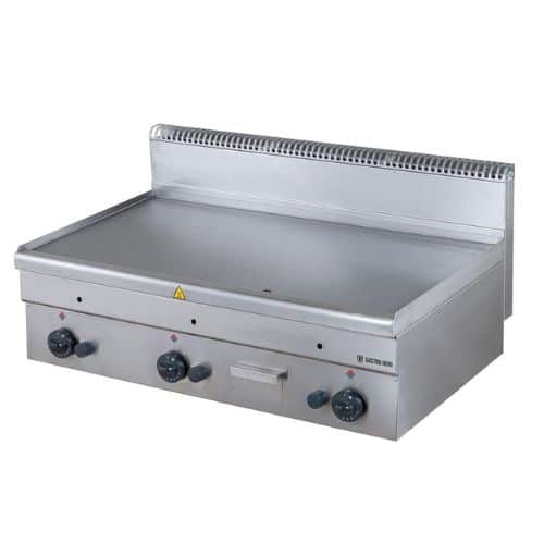 Gas-Grillplatte Serie 66 - 100/60 glatt Tischgerät | GastroHero GH-MG106-03-003 | 426516